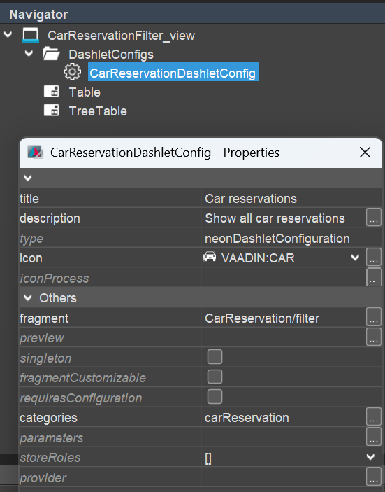 CarReservationDashlet