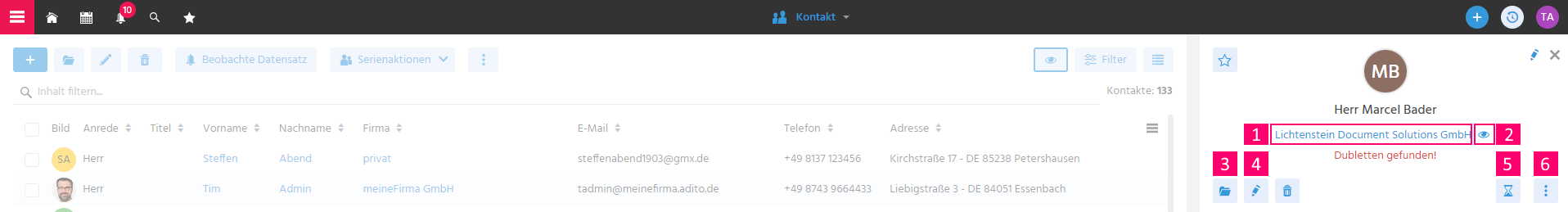 Aufbau VorschauKopfBereich