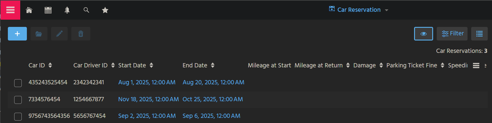 Car Reservation Client