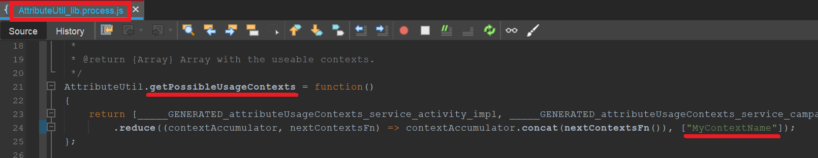 getPossibleUsageContexts