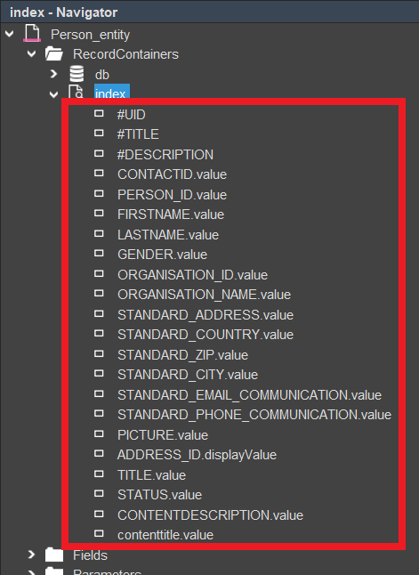 indexRecordFieldMappings