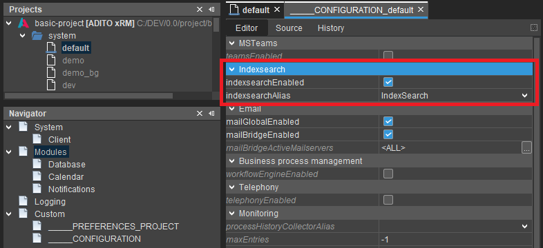 System Configuration