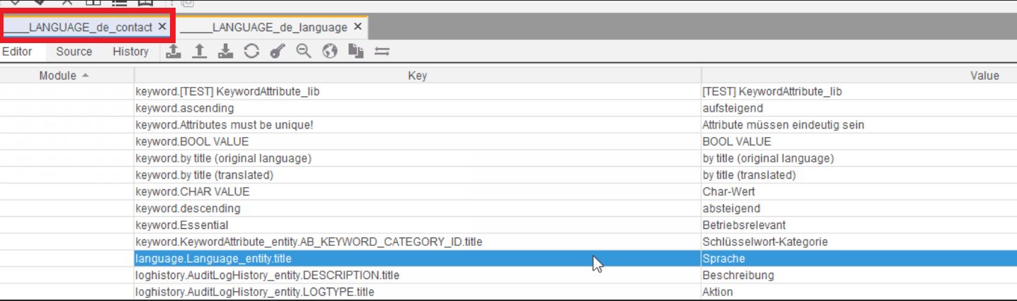 override language entries2