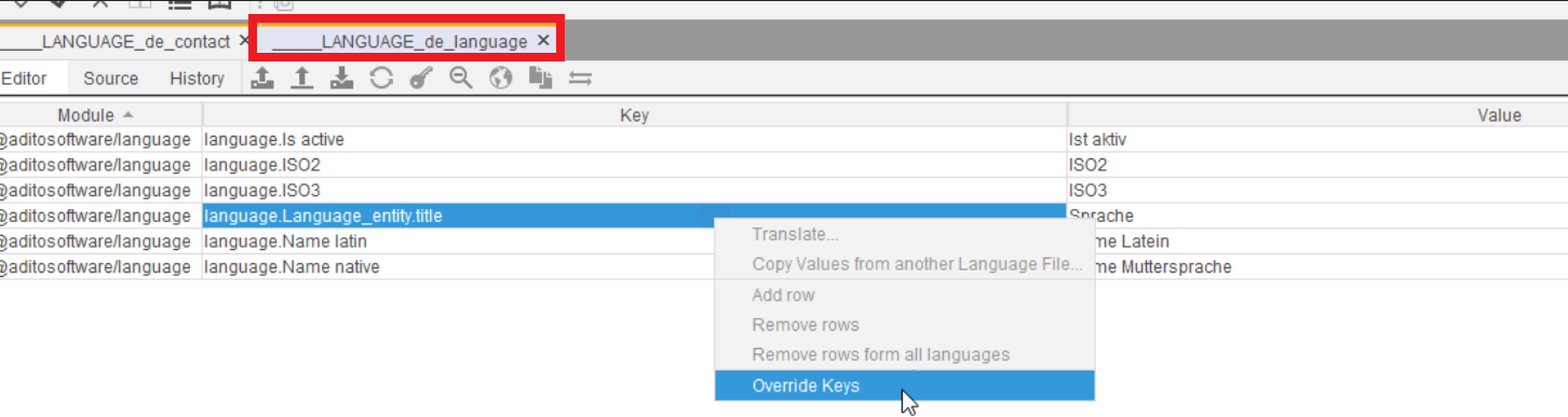 override language entries1