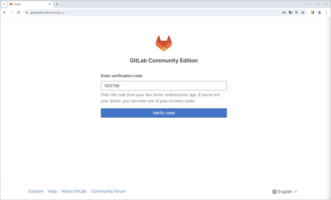 SSP OTP verification