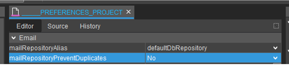 mailRepositoryPreventDuplicates