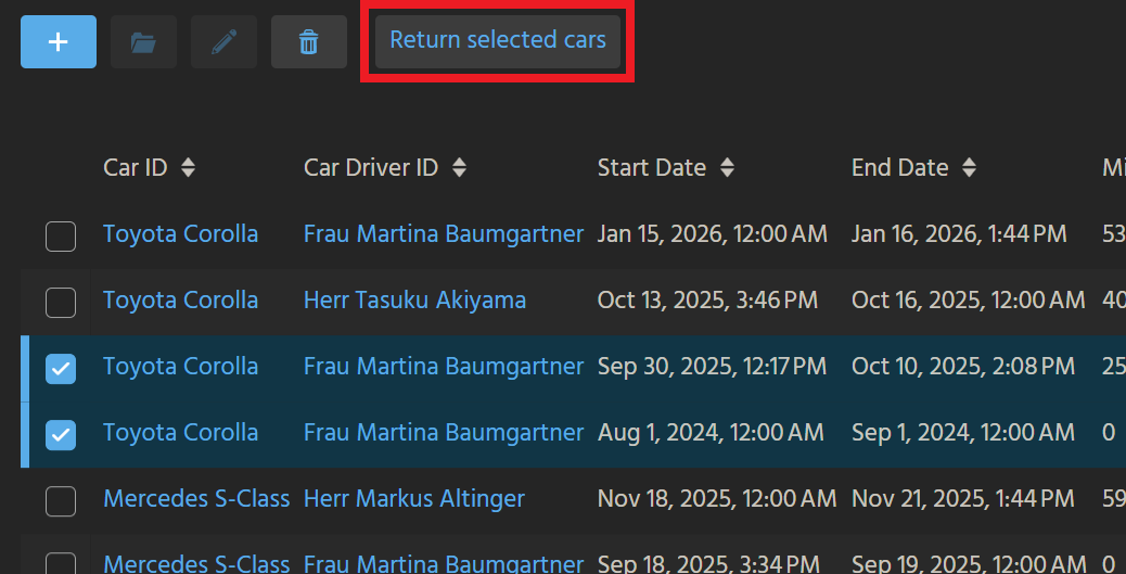Selection FilterView