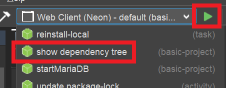 show dependency tree