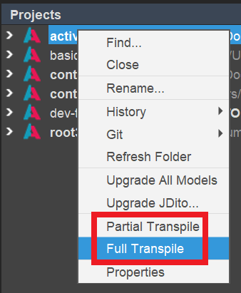 partial full transpile