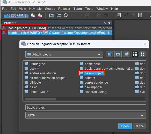 Upgrader selection